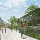Here’s an illustration of the new campus released by Apple, which is expected to open in some capacity sometime next year.